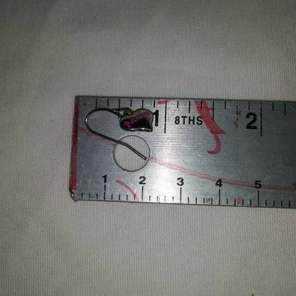 PINK LETTER "A" w/PRINCESS CHARM NECKLACE AND PRINCESS CHARM EARRINGS CA 00691 - Picture 9 of 12